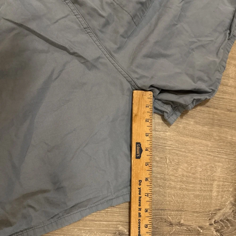 Patagonia Shorts Men XL Funhoggers Elastic Waist Blue Cotton Drawstring 6 in